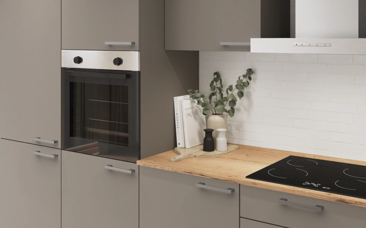 Nobilia SPA Galley kitchen 330 cm with appliances planning 1 2