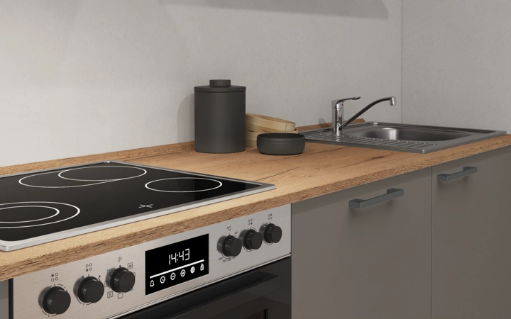 Nobilia SPA Cuisine linéare 360 cm électroménagers inclus planning 10 3