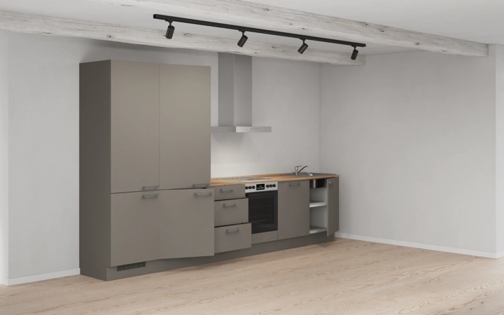 Nobilia SPA Cuisine linéare 360 cm électroménagers inclus planning 10 4