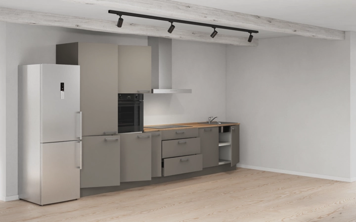 Nobilia SPA Cuisine linéare 360 cm électroménagers inclus planning 11 4