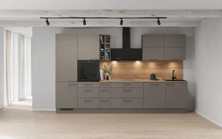 Nobilia SPA Cuisine linéare 360 cm électroménagers inclus planning 3 0