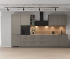Nobilia SPA Cuisine linéare 360 cm électroménagers inclus planning 3 0