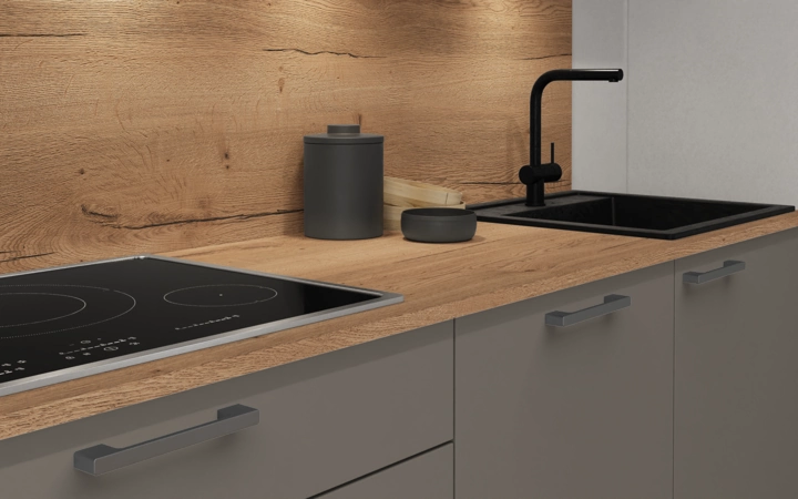 Nobilia SPA Cuisine linéare 360 cm électroménagers inclus planning 3 3
