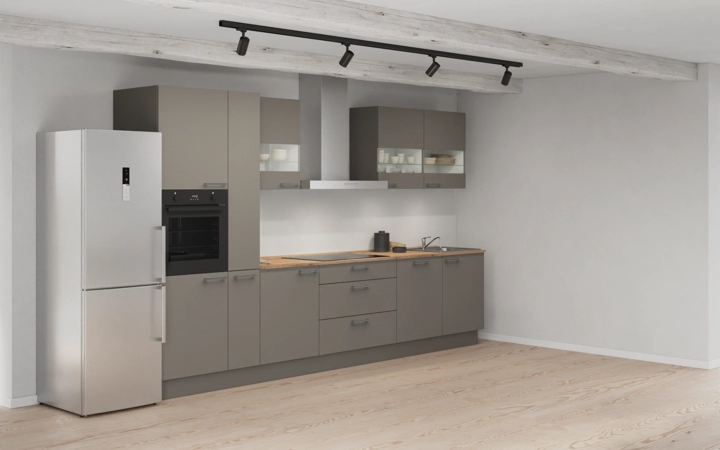 Nobilia SPA Cuisine linéare 360 cm électroménagers inclus planning 7 1
